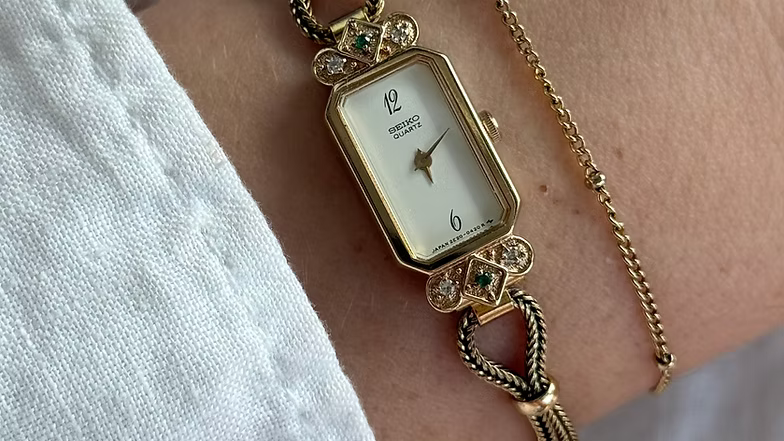 Vintage Golden Grace Watch
