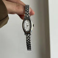Seiko Silver Oval Dial Quartz Watch