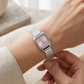 Classic Silver Round Dial Women’s Watch